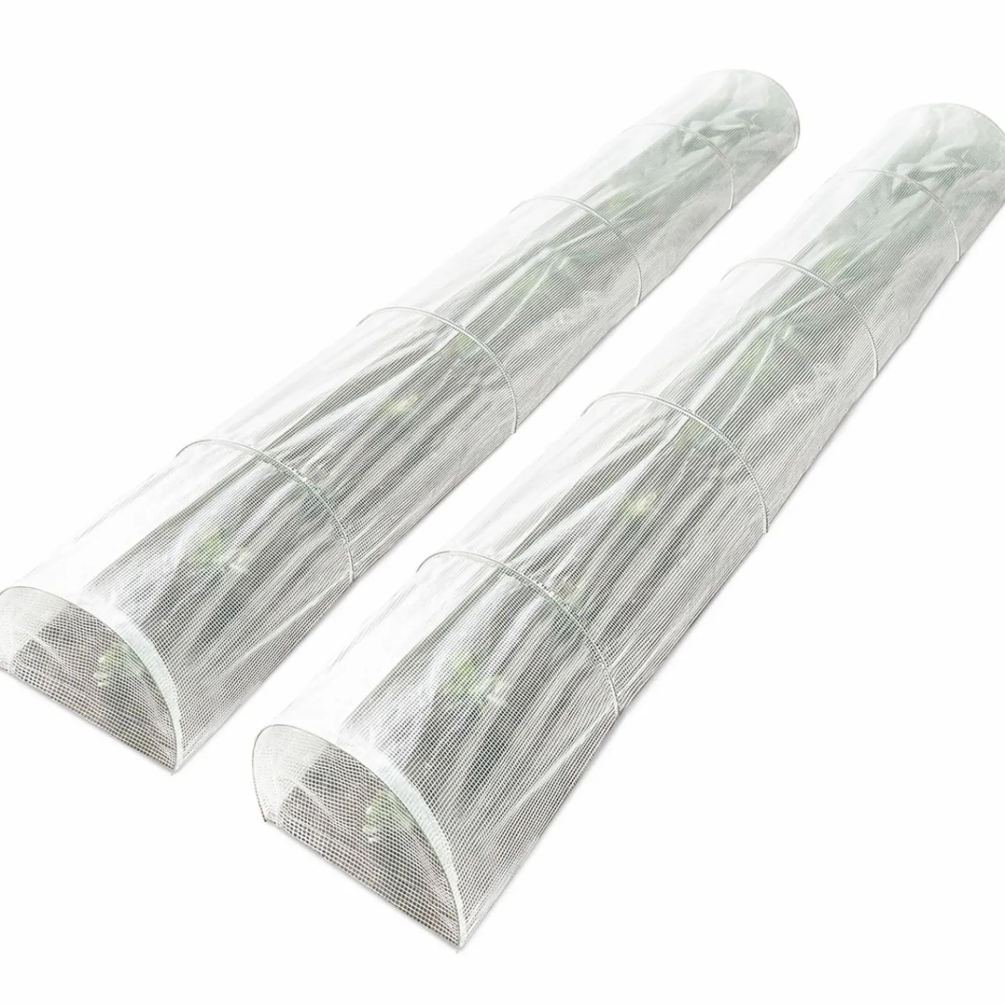 Lot de 2 tunnels de forçage 5 m toutes saisons*IDMarket New