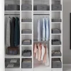 Lot de boites de rangement organisateur de dressing gris anthracite*IDMarket Hot