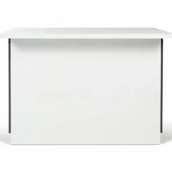 Îlot de cuisine blanc et gris 120 cm*IDMarket New