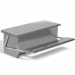 Mangeoire automatique en acier pour poules*IDMarket Hot
