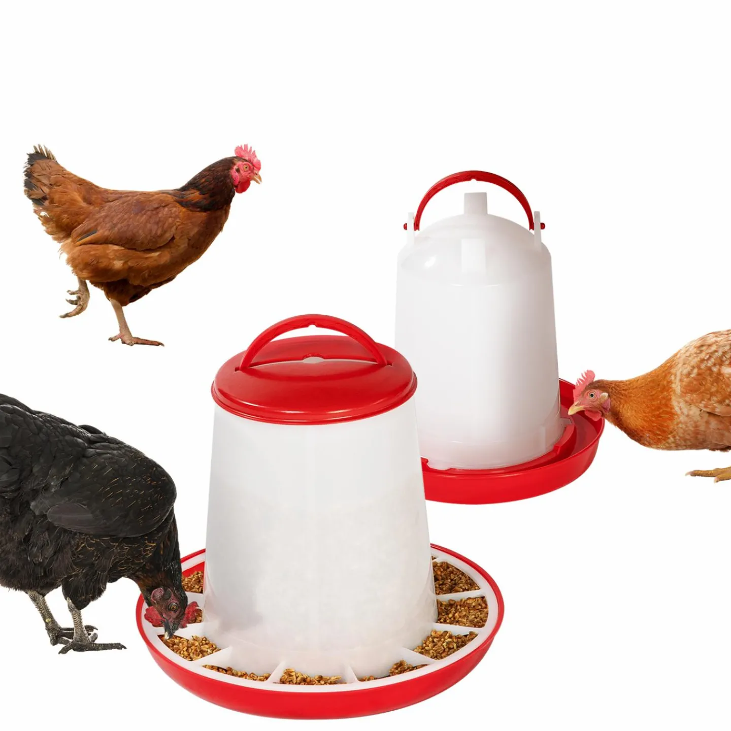 Mangeoire et abreuvoir pour poules*IDMarket Clearance