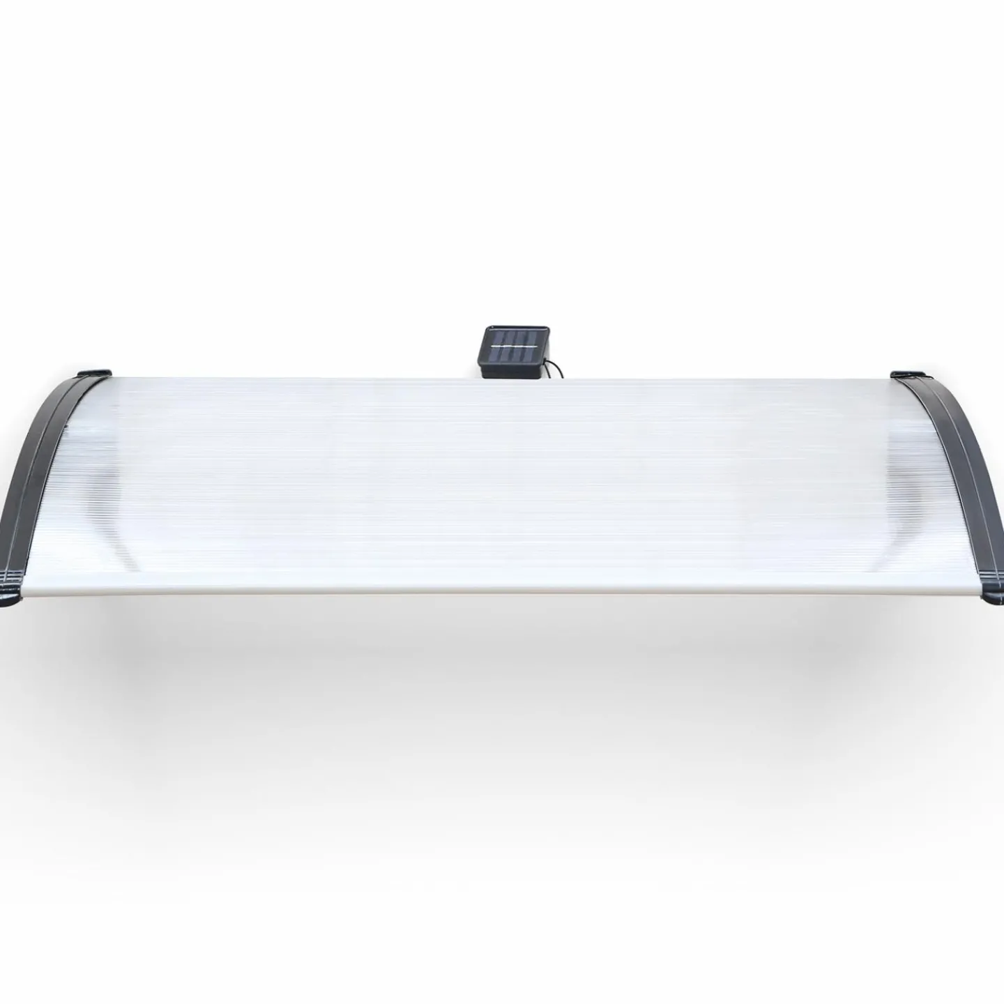 Marquise avec led solaires 80x120 cm*IDMarket Clearance