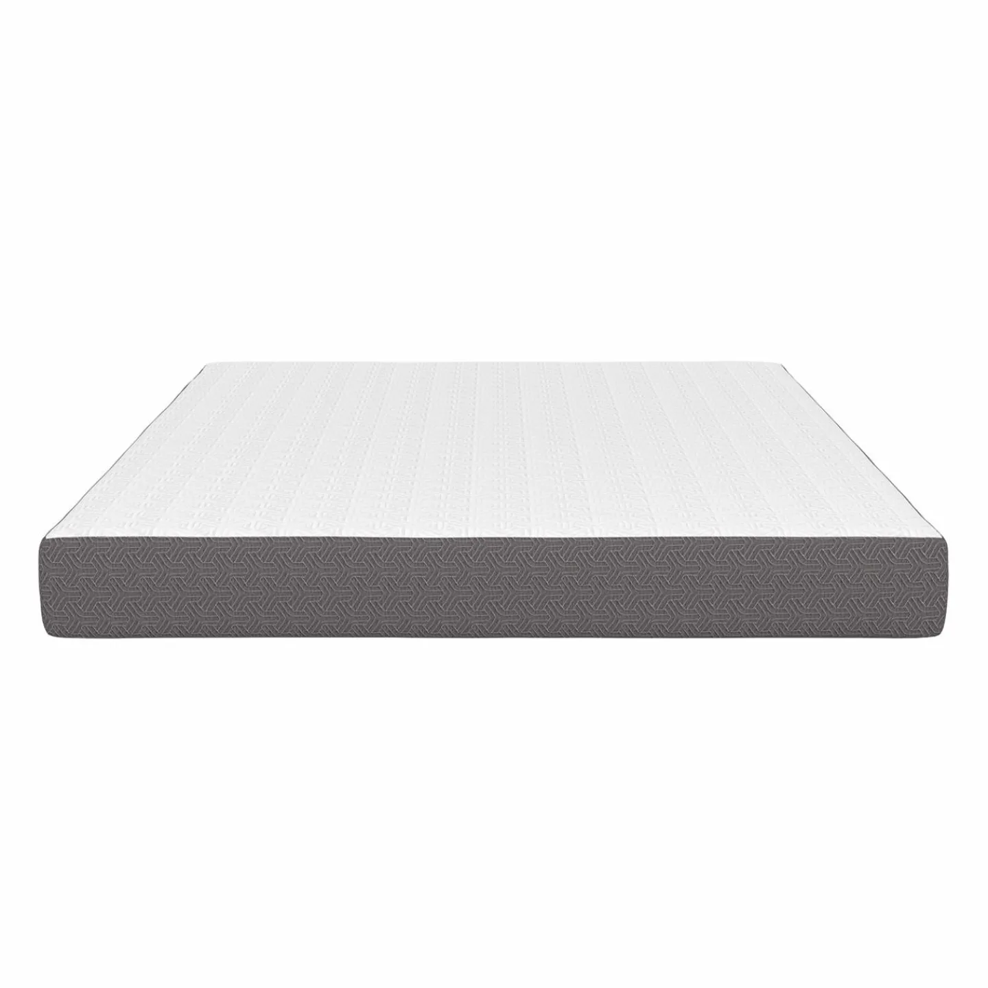 Matelas 160x200 cm à mémoire de forme épaisseur 20 cm blanc et gris*IDMarket Outlet