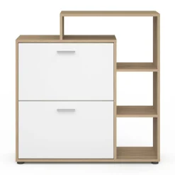 Meuble à chaussures 2 portes avec étagère*IDMarket Hot