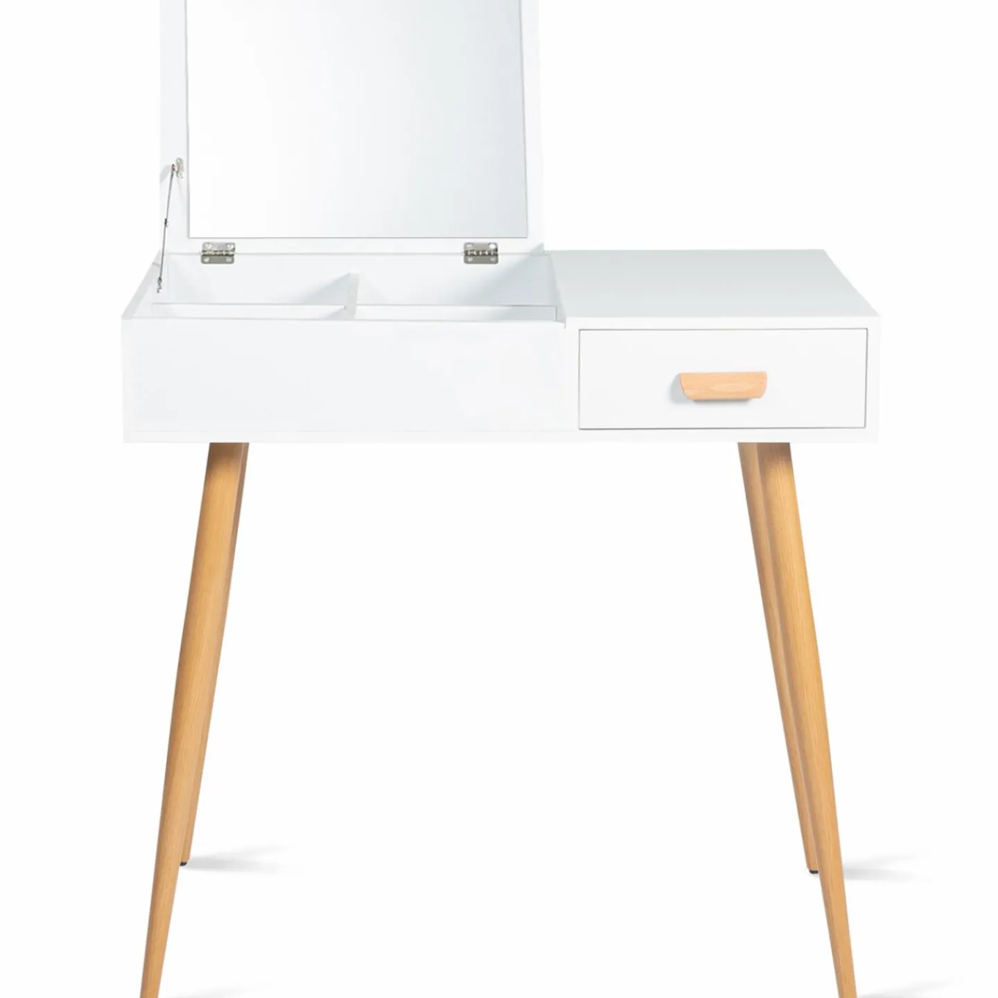 Meuble coiffeuse blanche style scandinave*IDMarket Clearance