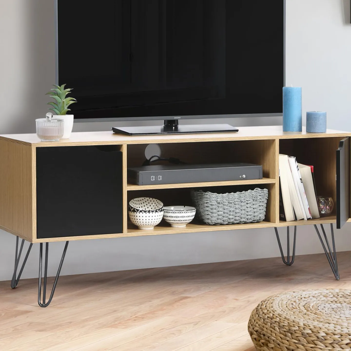 Meuble télé vintage*IDMarket Best