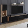 Meuble TV 180 cm avec colonne et étagère*IDMarket Hot