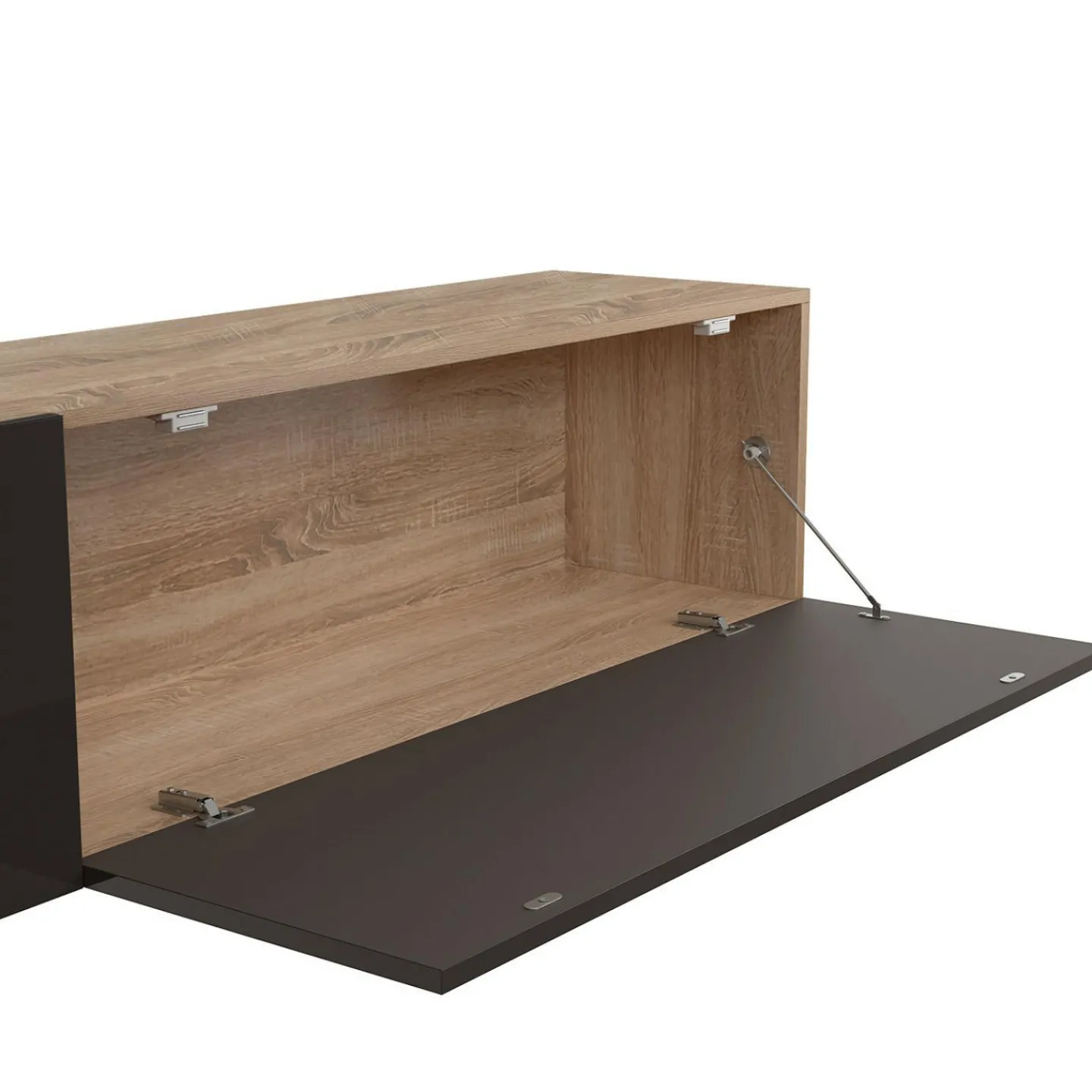 Meuble TV 180 cm avec colonne et étagère*IDMarket Hot