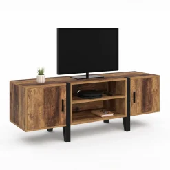 Meuble TV 140cm avec 2 portes*IDMarket New