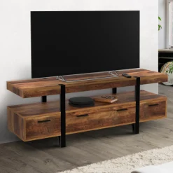 Meuble TV 140cm avec rangements*IDMarket Clearance