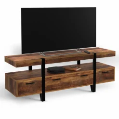 Meuble TV 140cm avec rangements*IDMarket Clearance