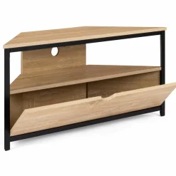 Meuble TV d'angle industriel*IDMarket