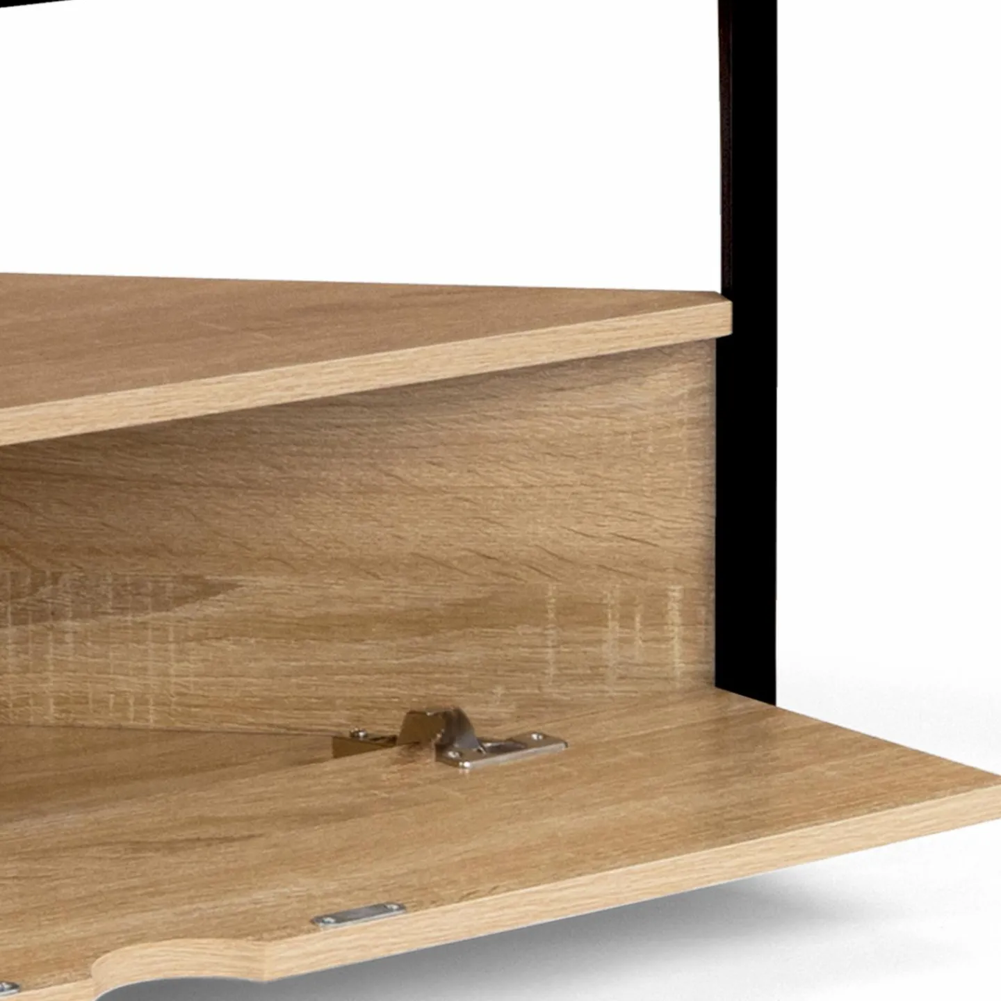 Meuble TV d'angle industriel*IDMarket