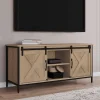Meuble TV style industriel 2 portes grange coulissantes*IDMarket Clearance