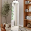 Miroir sur pied contour noir 160 x 40 cm*IDMarket Best