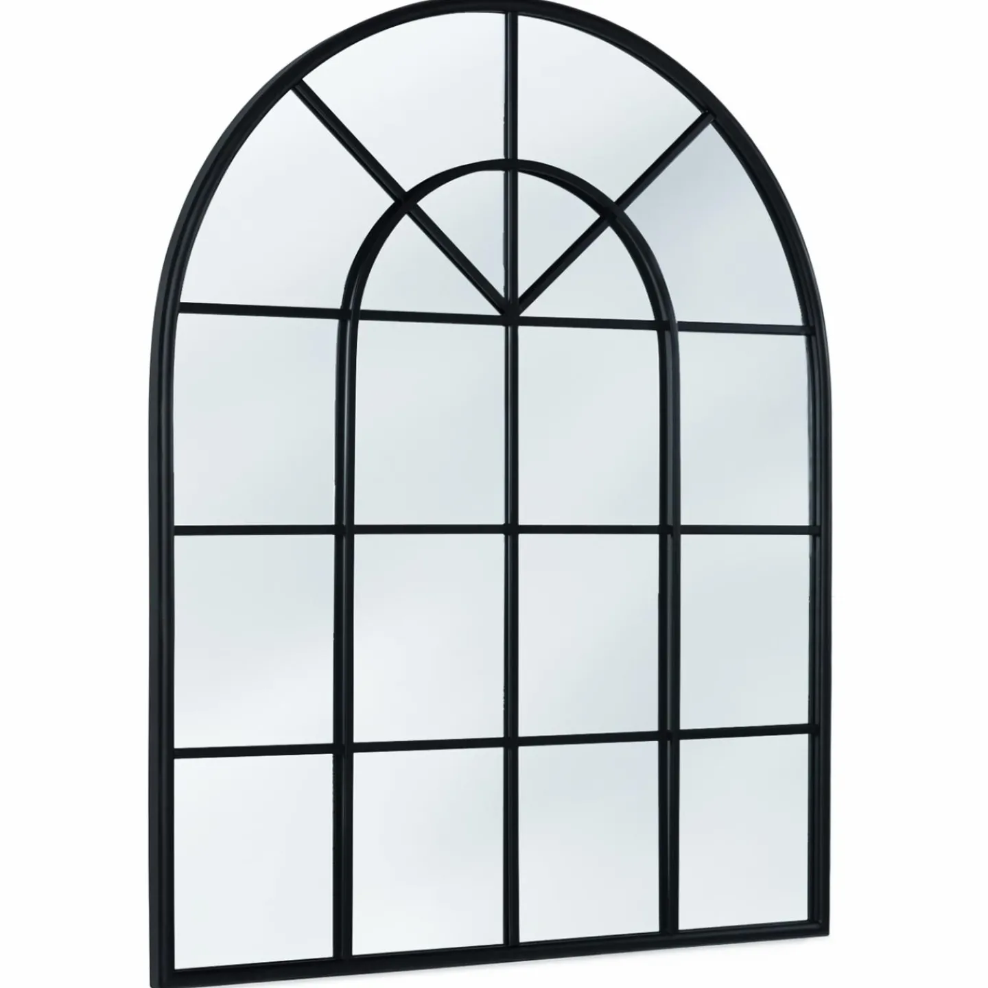 Miroir verrière en arche 80 x 100 cm*IDMarket Discount
