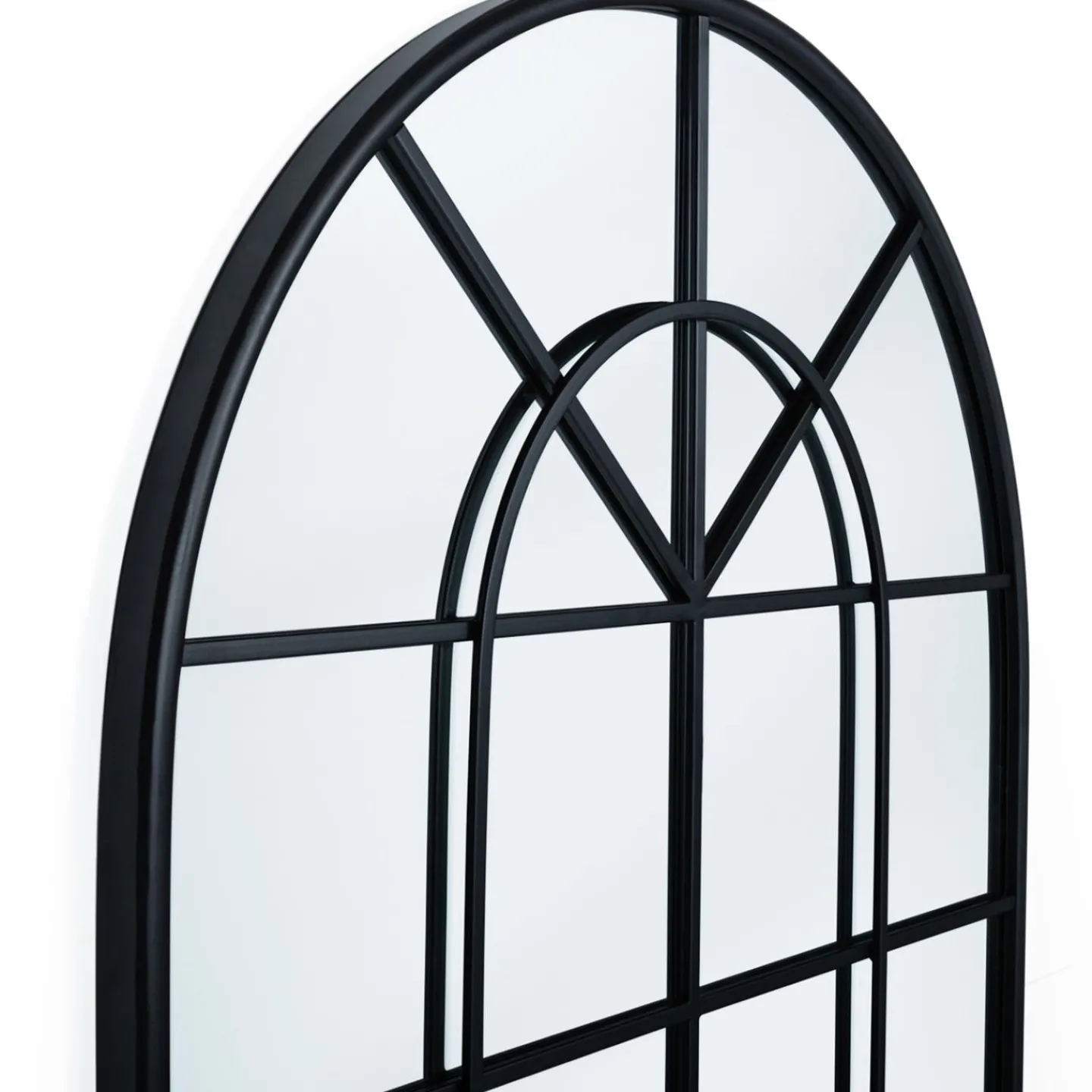 Miroir verrière en arche 80 x 100 cm*IDMarket Discount