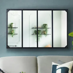 Miroir verrière style industriel*IDMarket Clearance