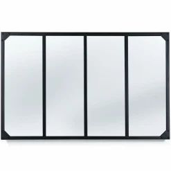 Miroir verrière style industriel*IDMarket Clearance