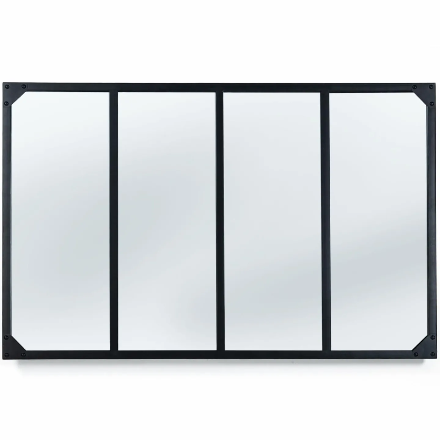 Miroir verrière style industriel*IDMarket Clearance