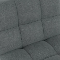 Méridienne clic clac tissu gris anthracite capitonnée 80 x 180 cm*IDMarket Hot