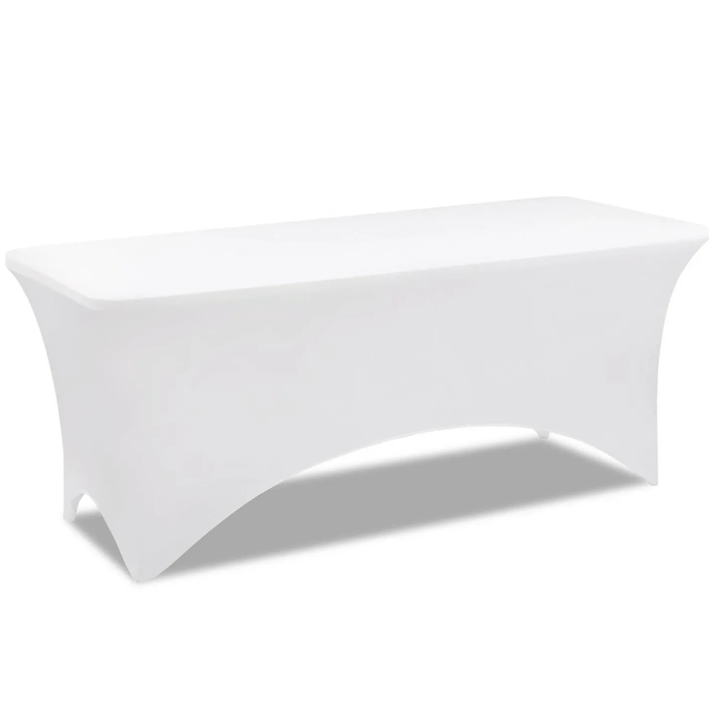 Nappe rectangulaire extensible blanche*IDMarket Outlet