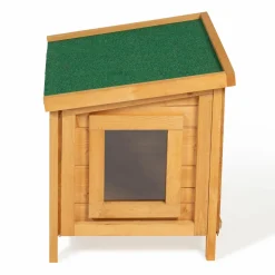 Niche en bois pour chat*IDMarket New