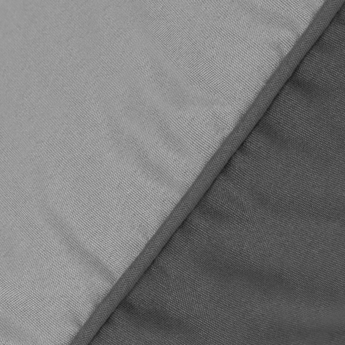 Pack couette oreiller 220x240 cm bicolore gris clair et foncé*IDMarket