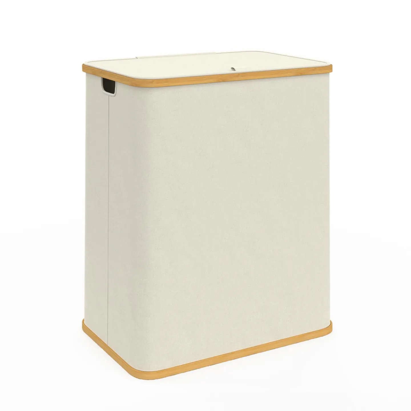 Panier à linge 140L avec 2 bacs amovibles*IDMarket Discount