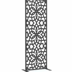 Panneau décoratif extérieur motif azulejo gris 150x50cm*IDMarket Outlet