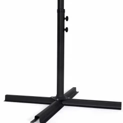 Parasol déporté rotatif 350 cm coloris gris*IDMarket Discount