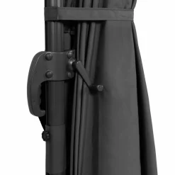 Parasol déporté 3x4 m gris*IDMarket Hot