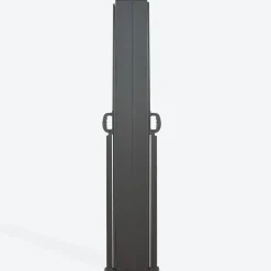 Paravent double rétractable 180 x 800 cm gris anthracite*IDMarket Outlet