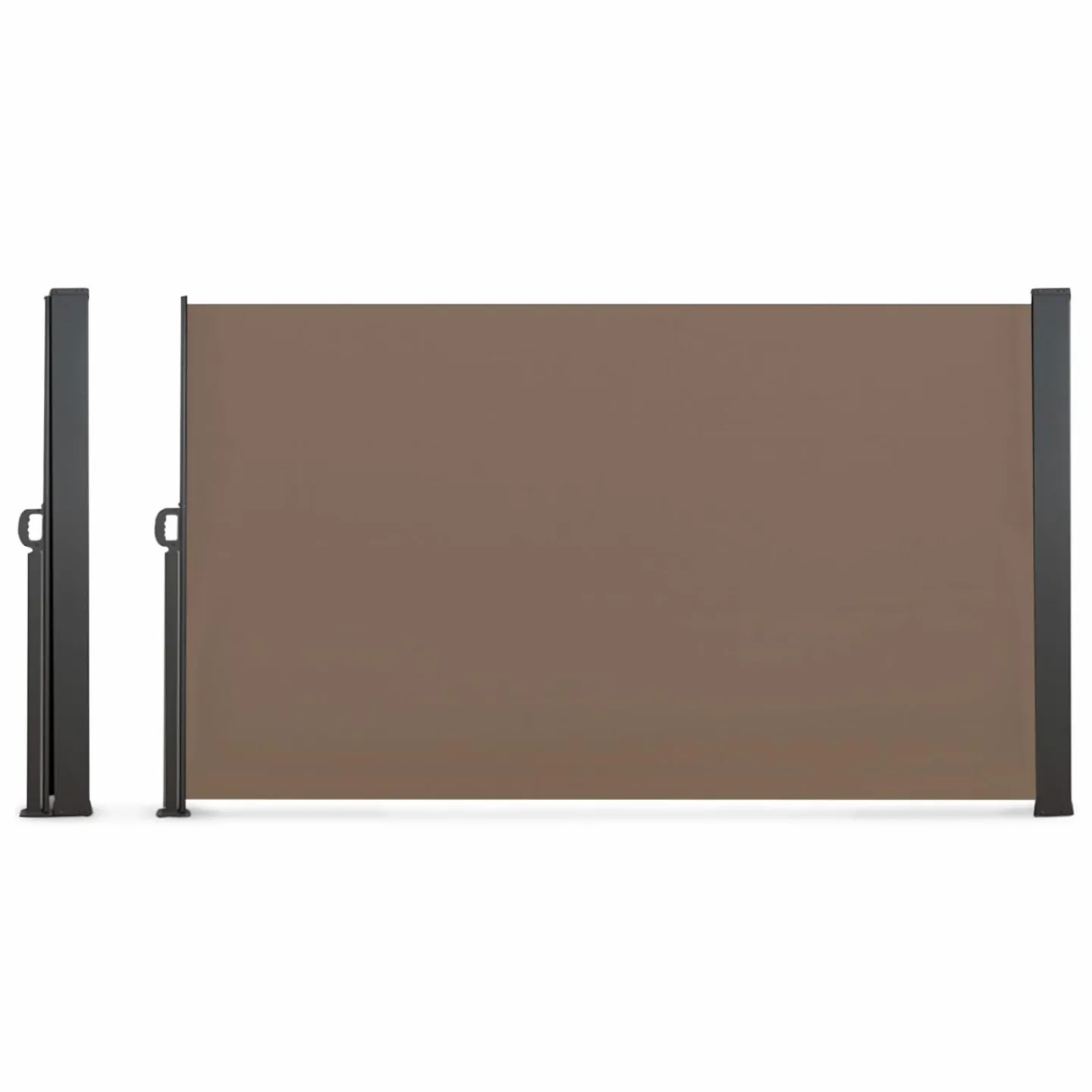 Paravent enroulable taupe 400 x 160 cm*IDMarket Hot