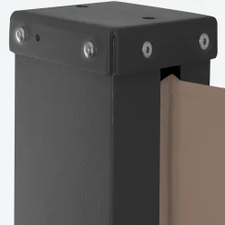 Paravent enroulable taupe 400 x 160 cm*IDMarket Hot