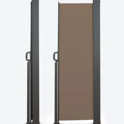 Paravent enroulable taupe 400 x 160 cm*IDMarket Hot