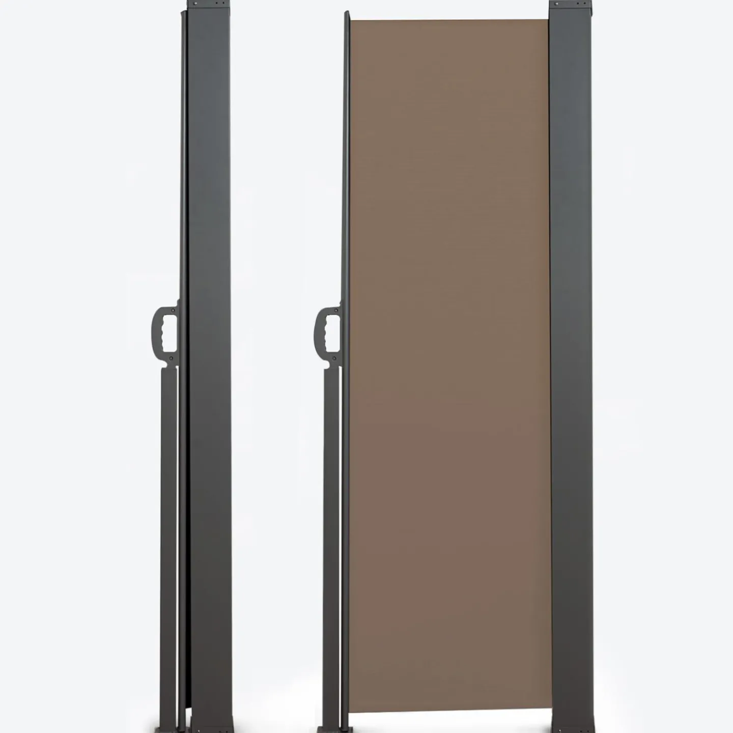 Paravent enroulable taupe 400 x 160 cm*IDMarket Hot