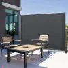 Paravent extérieur gris de 160 x 300 CM*IDMarket Clearance