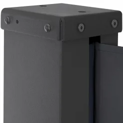 Paravent extérieur gris de 160 x 300 CM*IDMarket Clearance