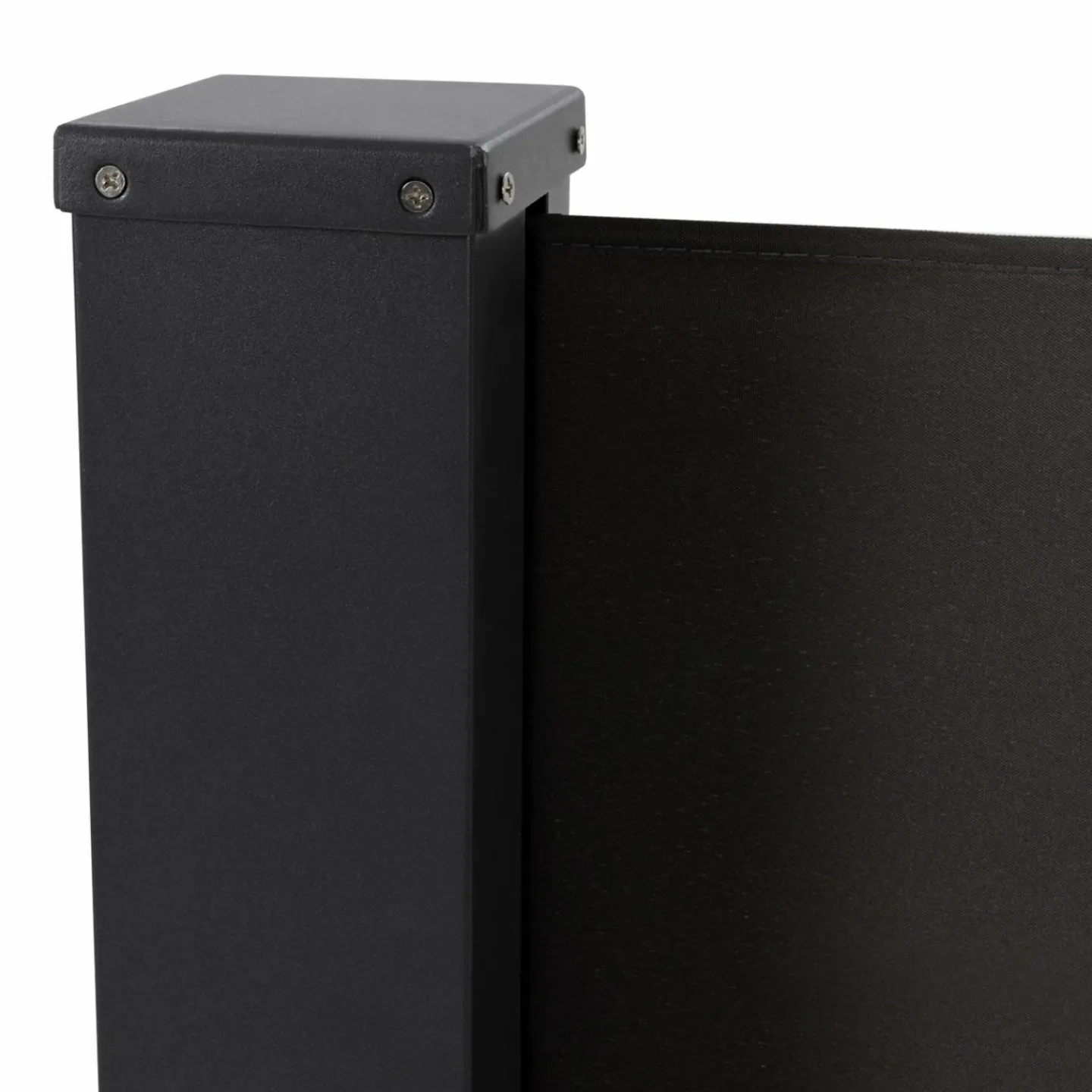 Paravent rétractable 5x2m gris anthracite*IDMarket Online