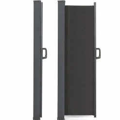 Paravent rétractable 5x2m gris anthracite*IDMarket Online