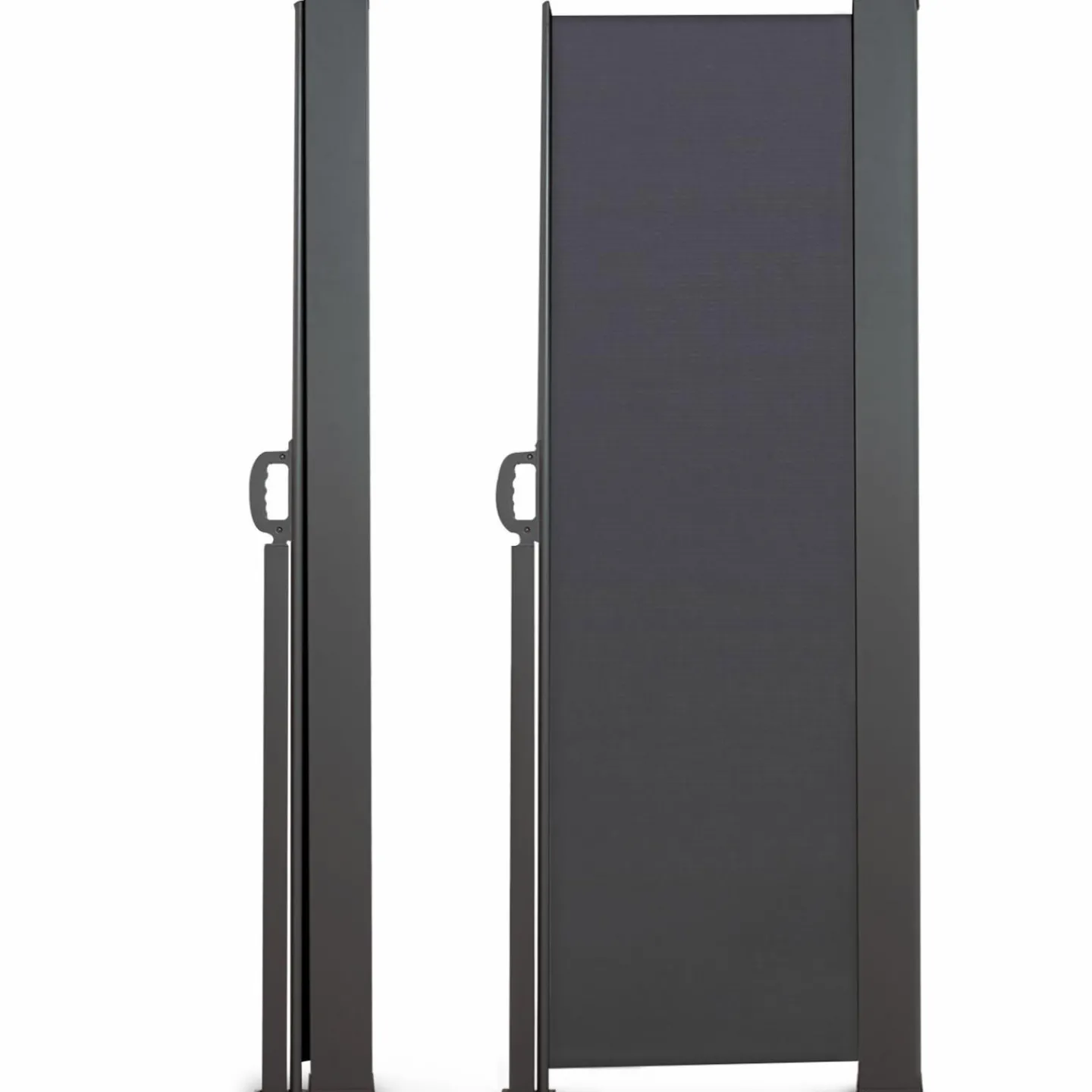 Paravent rétractable 3x1,8m gris pour l’extérieur*IDMarket Sale