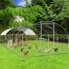 Parc à poules grillagé 22,5 m²*IDMarket Online