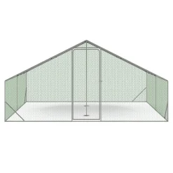 Parc à poules grillagé 16 m²*IDMarket Outlet