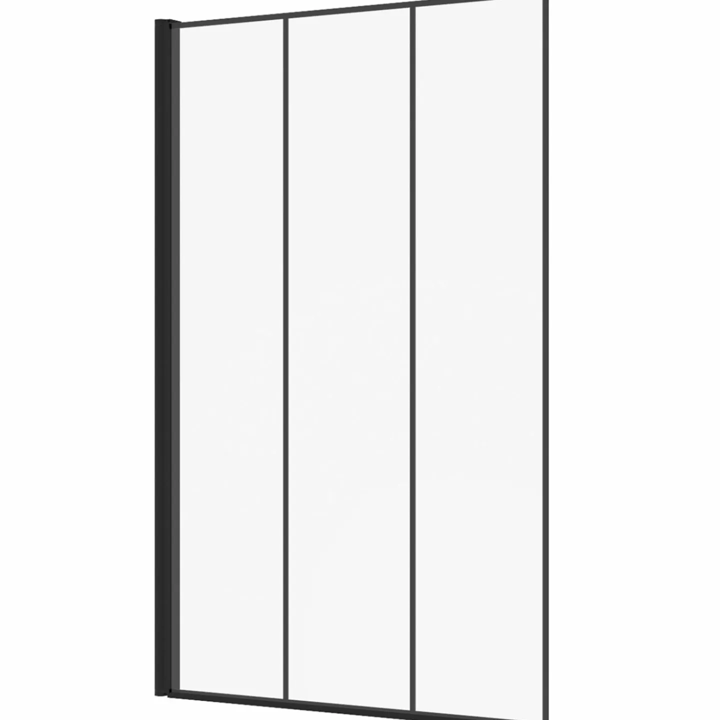 Pare baignoire 1 volet 70x120cm*IDMarket Hot