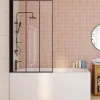 Pare baignoire 1 volet 80x140cm*IDMarket