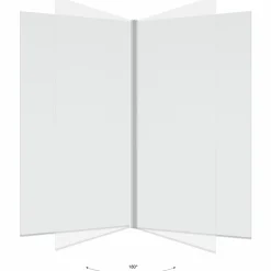 Paroi de baignoire pivotante 1 volet 70x120 cm*IDMarket Outlet