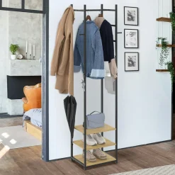 Penderie d'entrée et porte manteau*IDMarket Discount