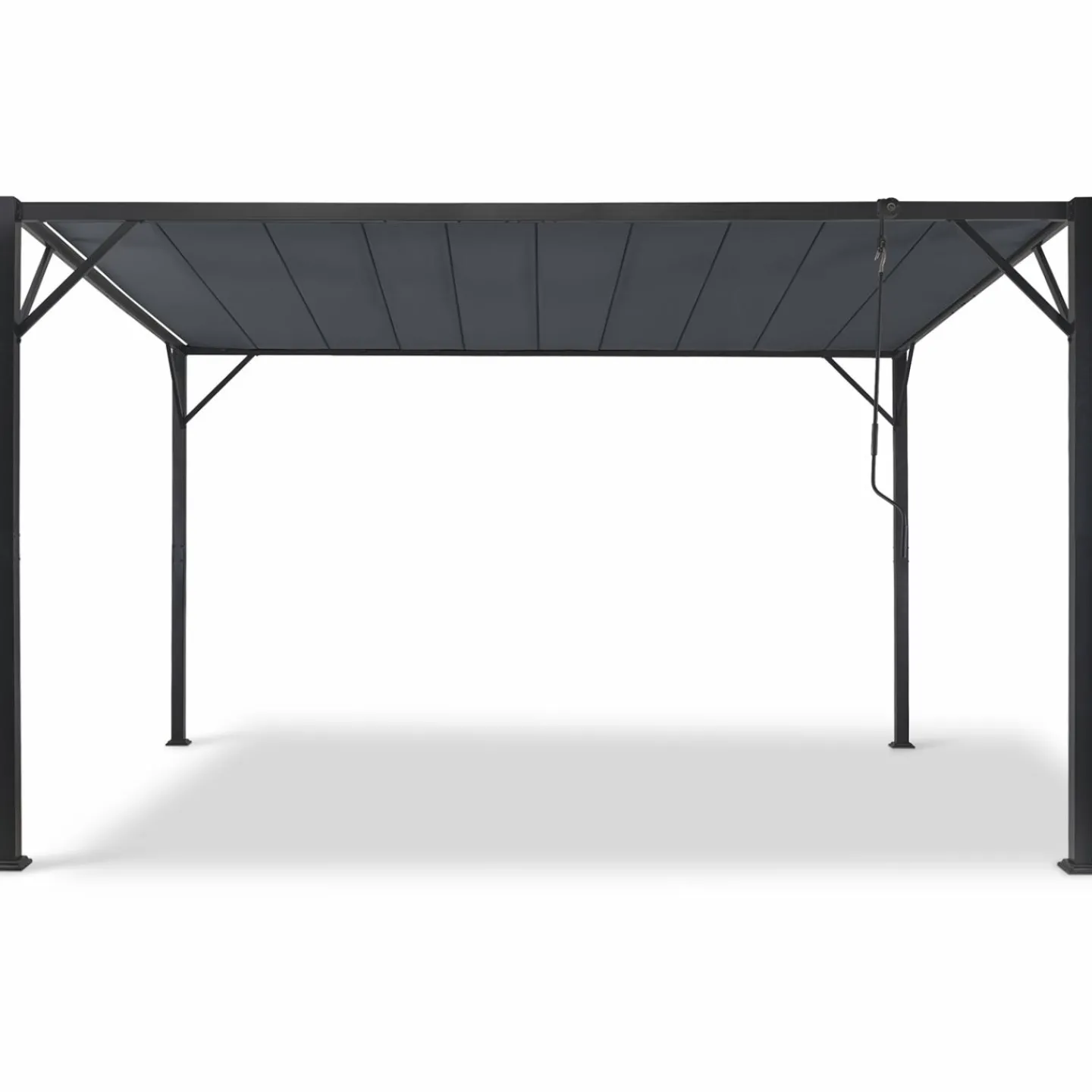 Pergola lames orientables gris anthracite*IDMarket Hot