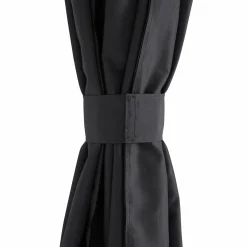 Pergola toit rétractable 3x4m gris avec 4 rideaux*IDMarket Sale